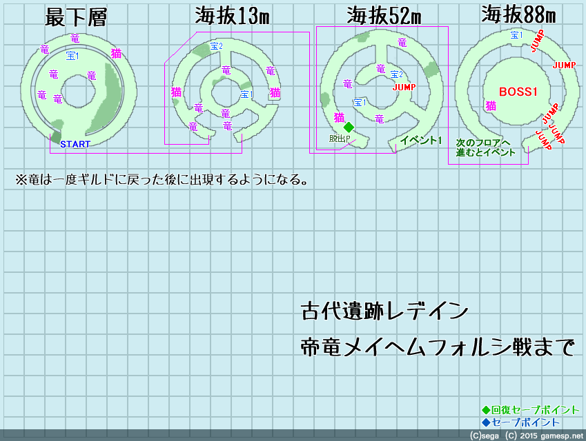 マップ『古代遺跡レデイン』