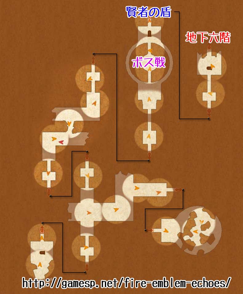 テーベの地下迷宮1F-5F