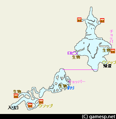 ドラム王国のマップ