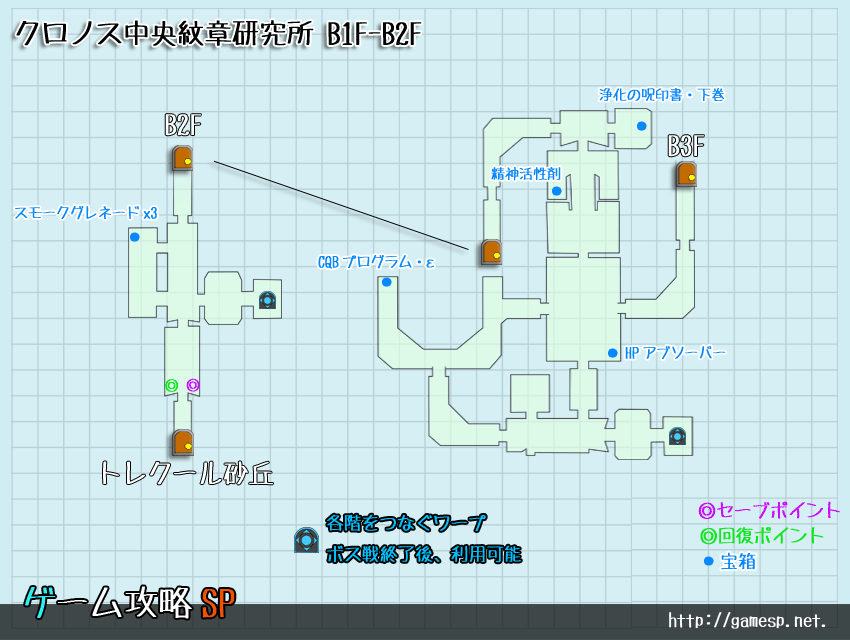 クロノス中央紋章研究所1MAP