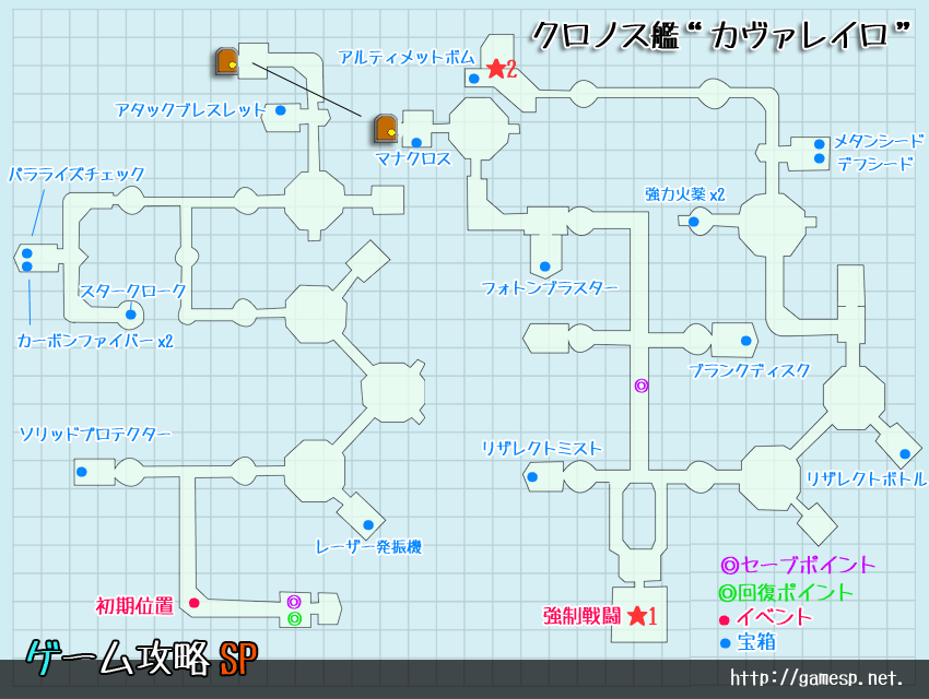 クロノス艦“カヴァレイロ”MAP