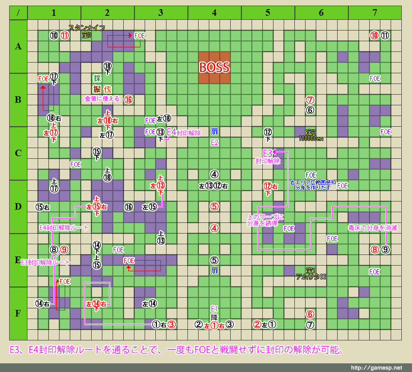 6-30攻略マップ